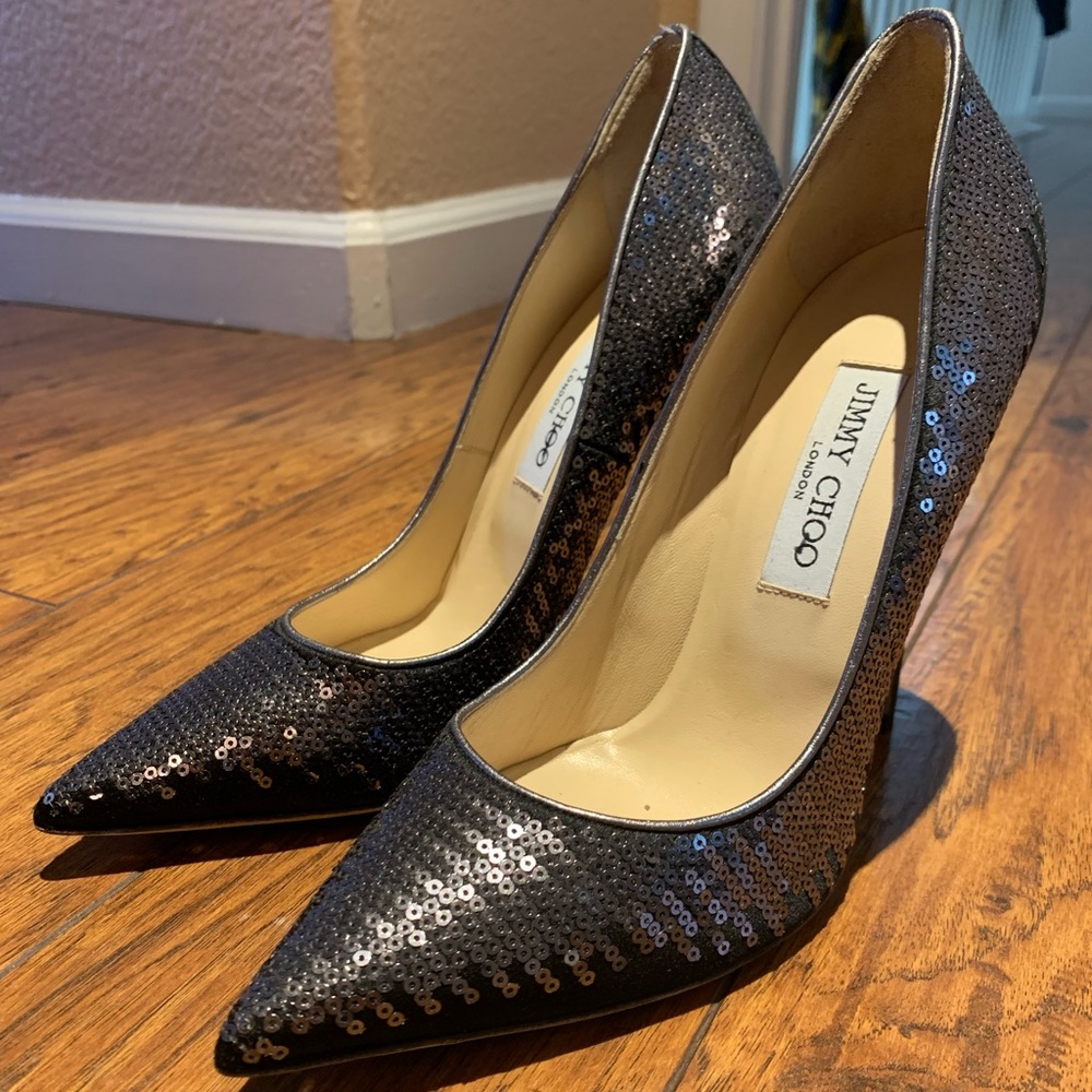 Jimmy Choo Sequin high heel